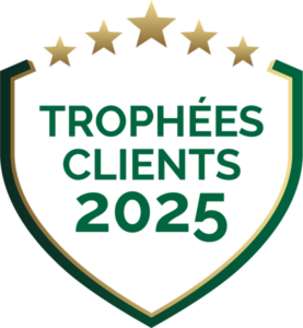 Logo Trophées Clients 2025 Gîtes de France